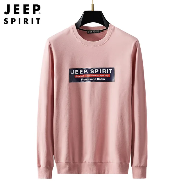 심플하면서도 세련된 JEEP SPIRIT 남성용 스웨터: 캐주얼한 엘레강스, 편안함, 내구성