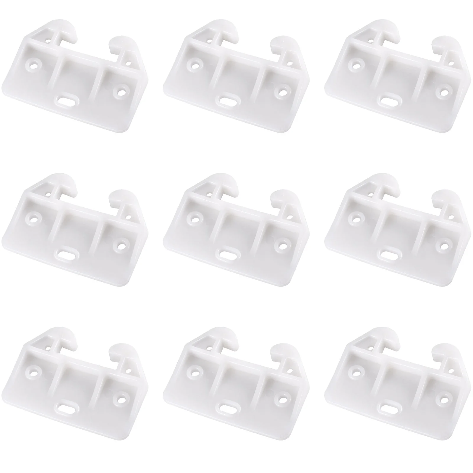 Plastic Track Slides Cupboard Plastic Hooks For Hanging Replacement Center  Mount Furniture Bracket - AliExpress