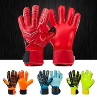 Kids Men Professional Soccer Goalkeeper Gloves 4mm Latex With Finger Protection Children Adults Football Goalie Gloves Protector 2