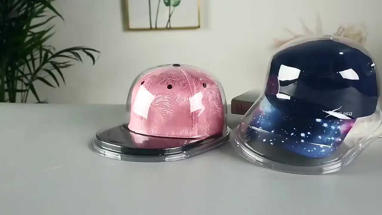 Boîte De Rangement Rigide Pour Casquettes - 23,1 X 29 Cm, Transparente, Fermeture éclair, Tissu Non Tissé (lot De 1)