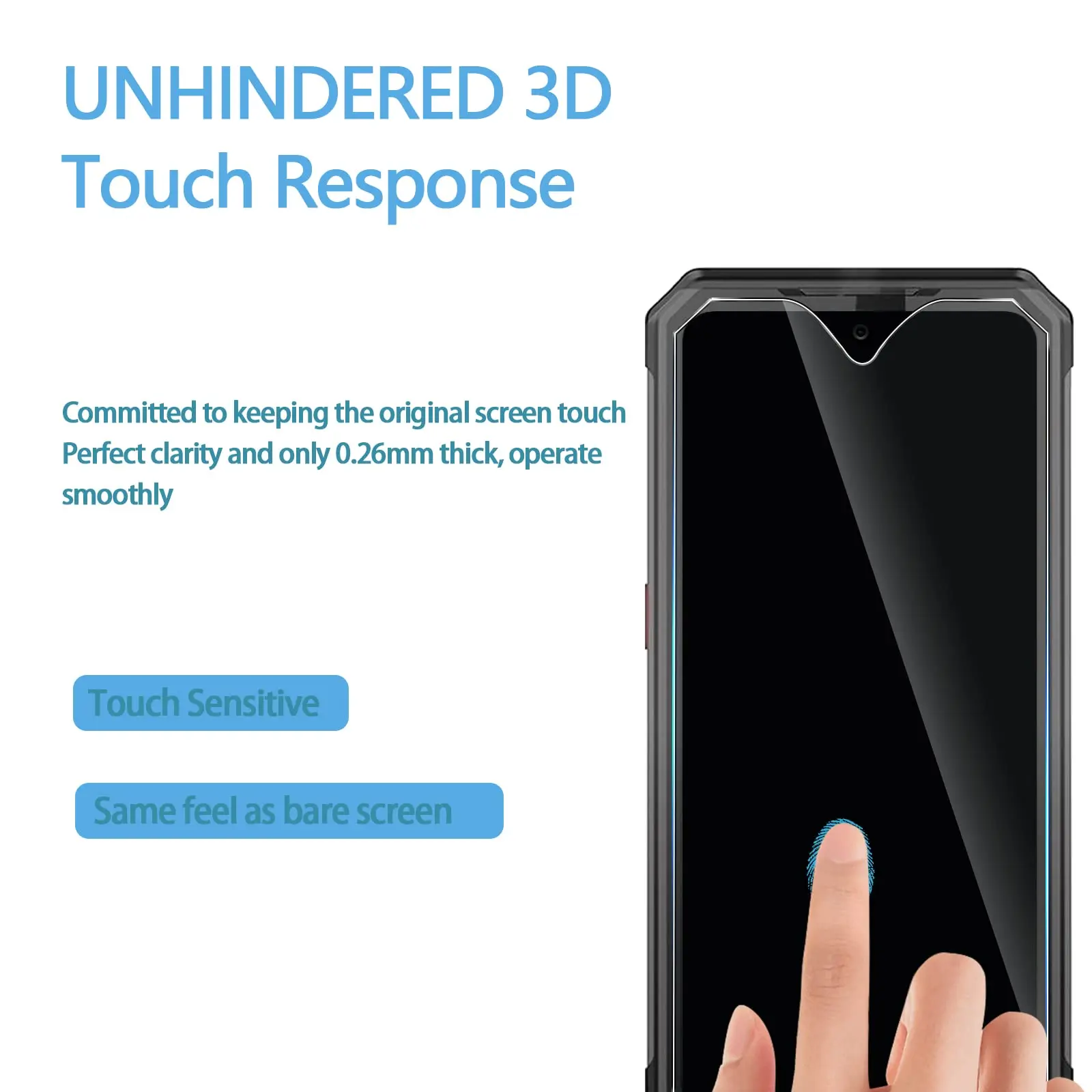 3pcs Screen Protector for Oukitel WP30 Pro WP28 WP27 WP26 WP23 WP22 WP21 WP20 Pro WP19 WP18 WP17 WP16 Tempered Glass Film