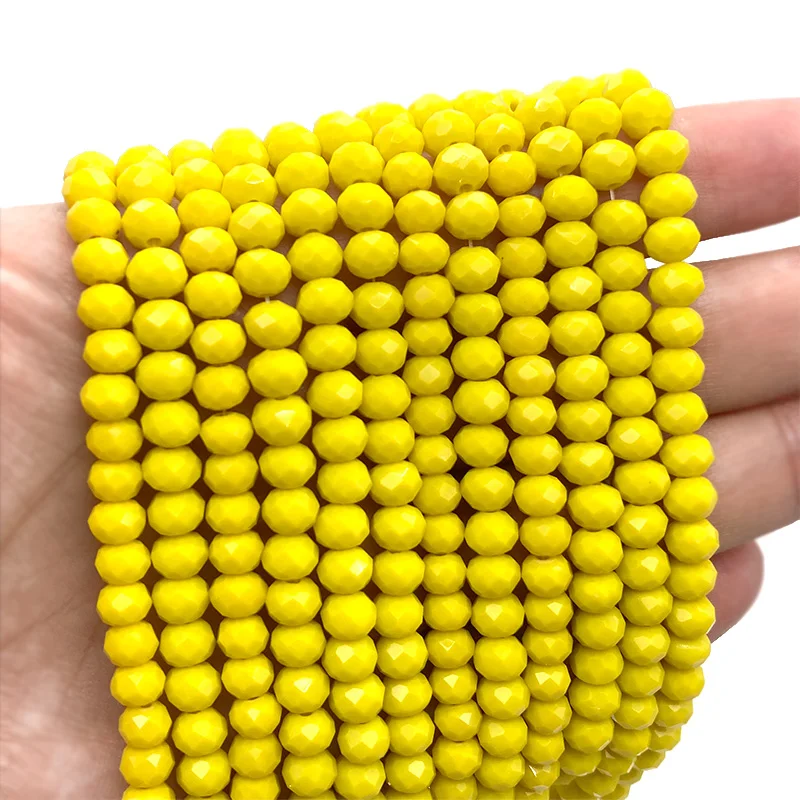 Vibrant Multicolor Faceted Crystal Beads