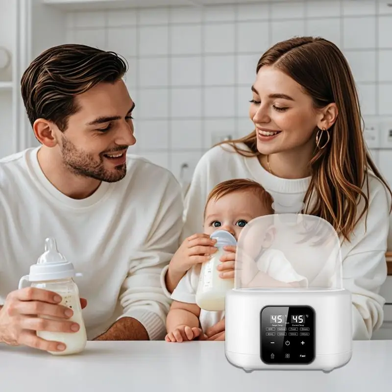 Baby Milk Warmer Smart Accurate Temperature Control Breast Milk Warmer Defrost Baby Bottle Heater Home Food Streamer For New
