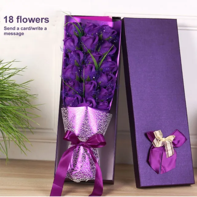 Artificial Soap Flower Rose Bouquet Hand Holding Soap Flower Valentine's Day Gift For Mother Girlfriend Birthday Christmas Gift 4