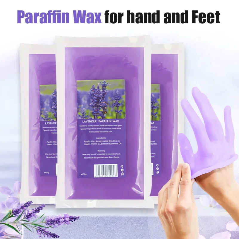1/3Pcs Care Paraffin 200g/450g Moisturizing Hands And Feet Mask Peel Off SPA Restores Gloss Nourishing Hands Feet Hydrating Mask