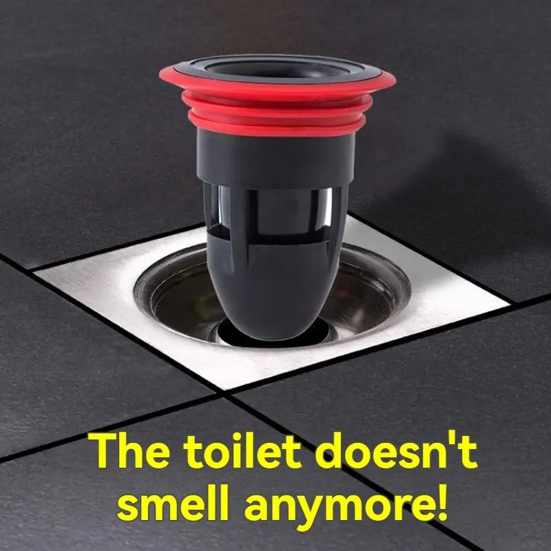 Floor drain deodorant drain filter floor drain core floor sink strainer shower drain cover silicone drain stopper drain stopper basin drain stopper floor drain drain strainer floor drain filter shower drain Toilet floor drain insert bathroom anti-odor silicone floor drain insert sewer insect filter cover