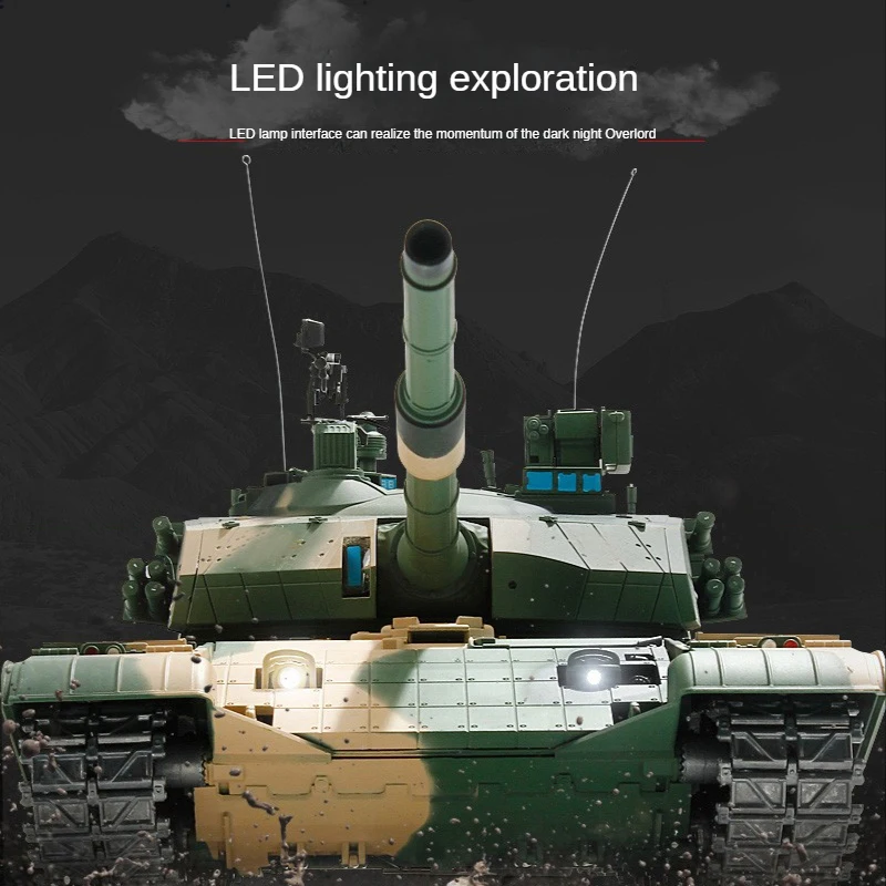 COOLBANK RC HOBBY 2.4Ghz Henglong 1:16 Scale 7.0 ZTZ 99A MBT  RTR RC Tank 3899A-1 Tank Model Military Vehicle Toys Boys Age 14+ 3