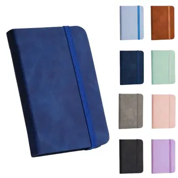 Nuovo Taccuino Portatile A7 con Copertina in PU, Mini Blocco Note Tascabile, Blocco per Appunti, Diario, Articoli per Ufficio