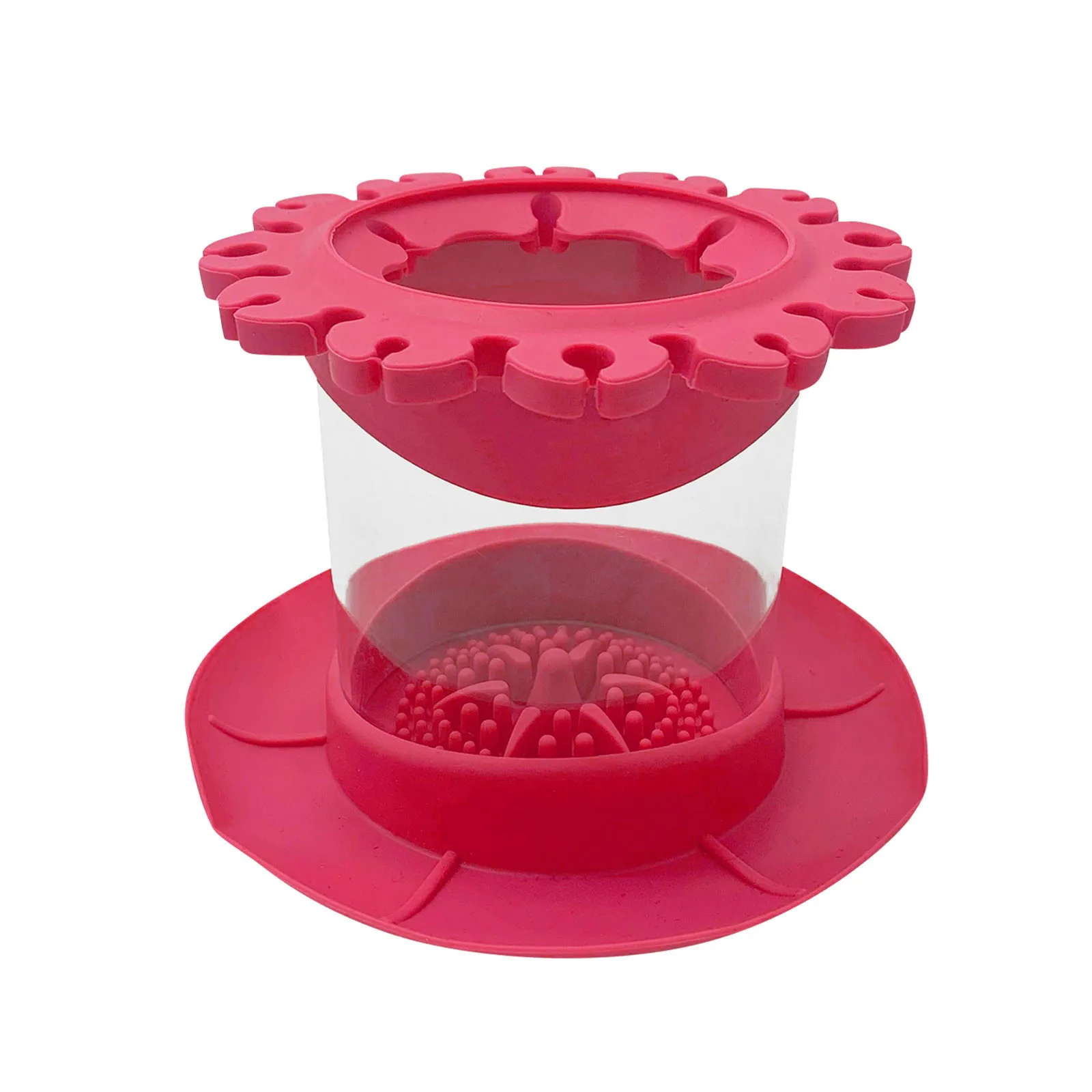 Paint Brush Cleaner Rinse Cup Fine Art Studio Classroom Brushes Holder & Silicone Cleaning Tool For Acrylic Watercolor 선반정리대 2
