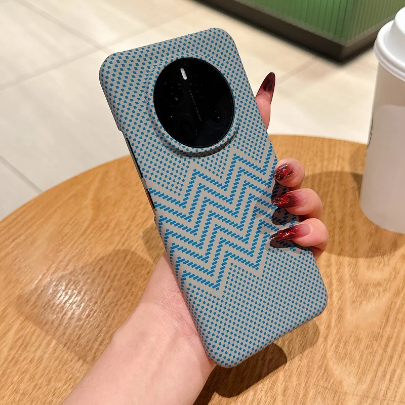 Carbon Fiber Patterned Magnetic Shockproof Case - High Quality Back Cover