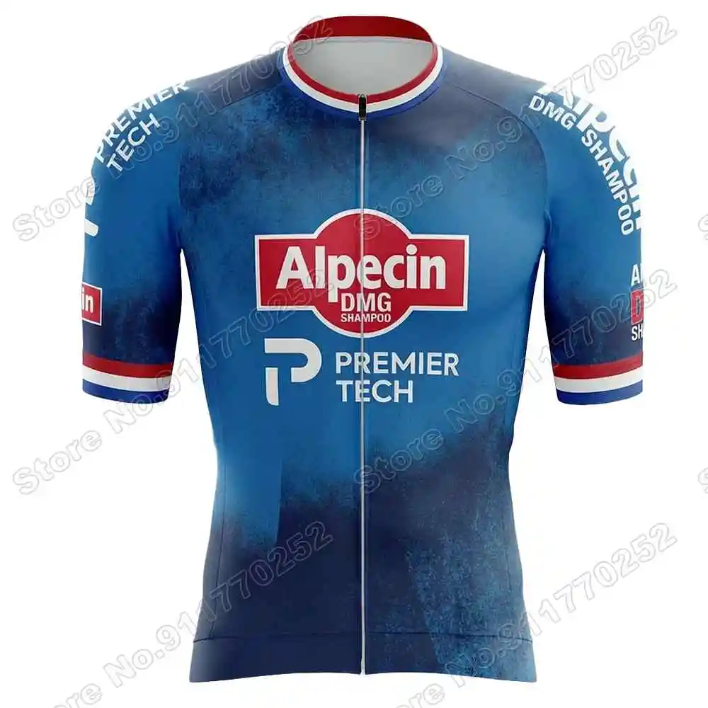 Maillot Cyclisme Van Der Poel - Team Alpecin - Taille 2+ Femme - Kalas Bleu