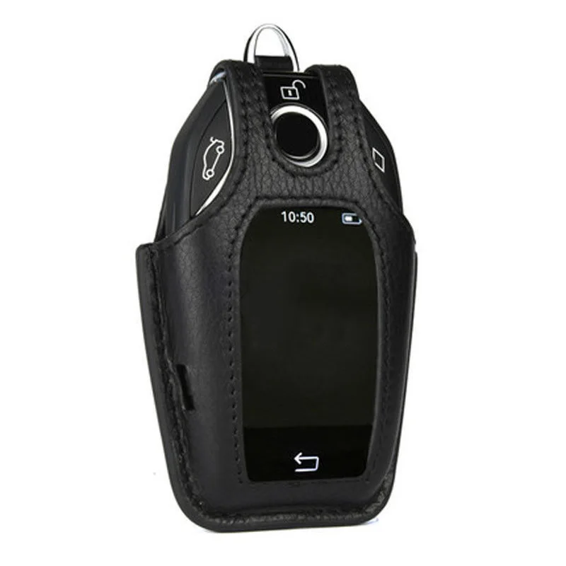 

High Quality Leather Key Fob Protector Sleeve for BMW 2016 2017 7 Series G11 G12 Display Style Meets Durability
