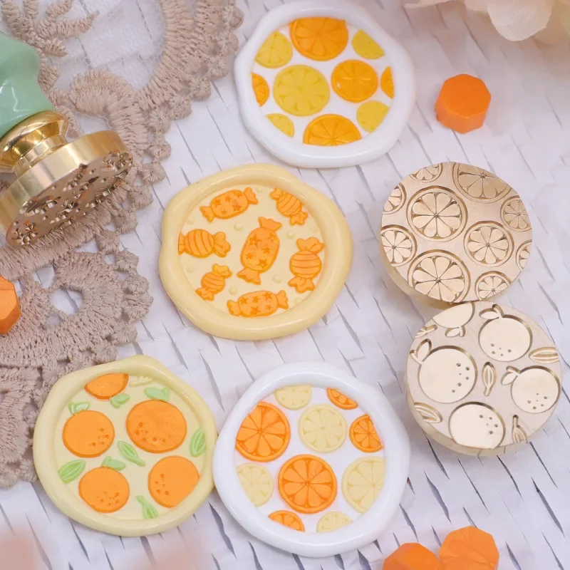 Colorful Copper Wax Seal Stamps for DIY Crafts and Envelope Decorating