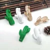 Creative Resin Cactus Wall Hook, Key Hanger, Self-adhesive Plants Hooks, Three-Dimensional Hanger, Home Decoration Accessories 6