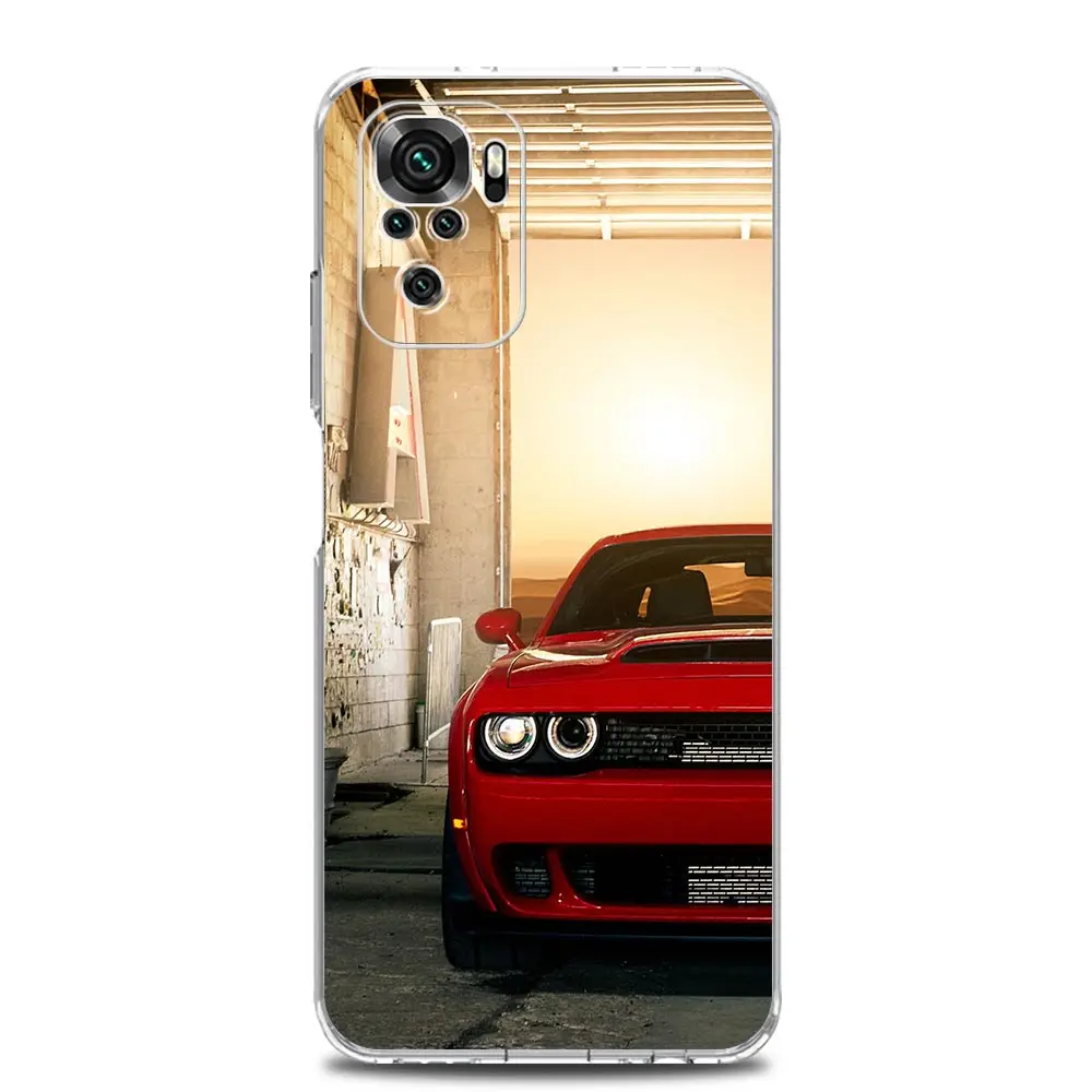 Sleek Sport Car Clear Silicone Phone Case