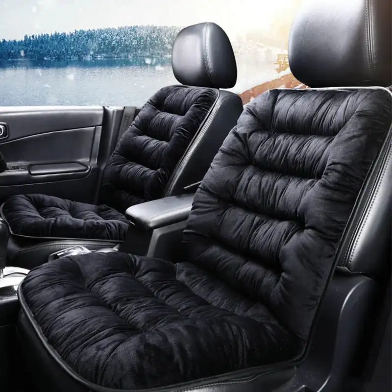 Housses de siège de voiture Simple confortable coussin avant arrière de  voiture coussin chaud antidérapant coussin automatique