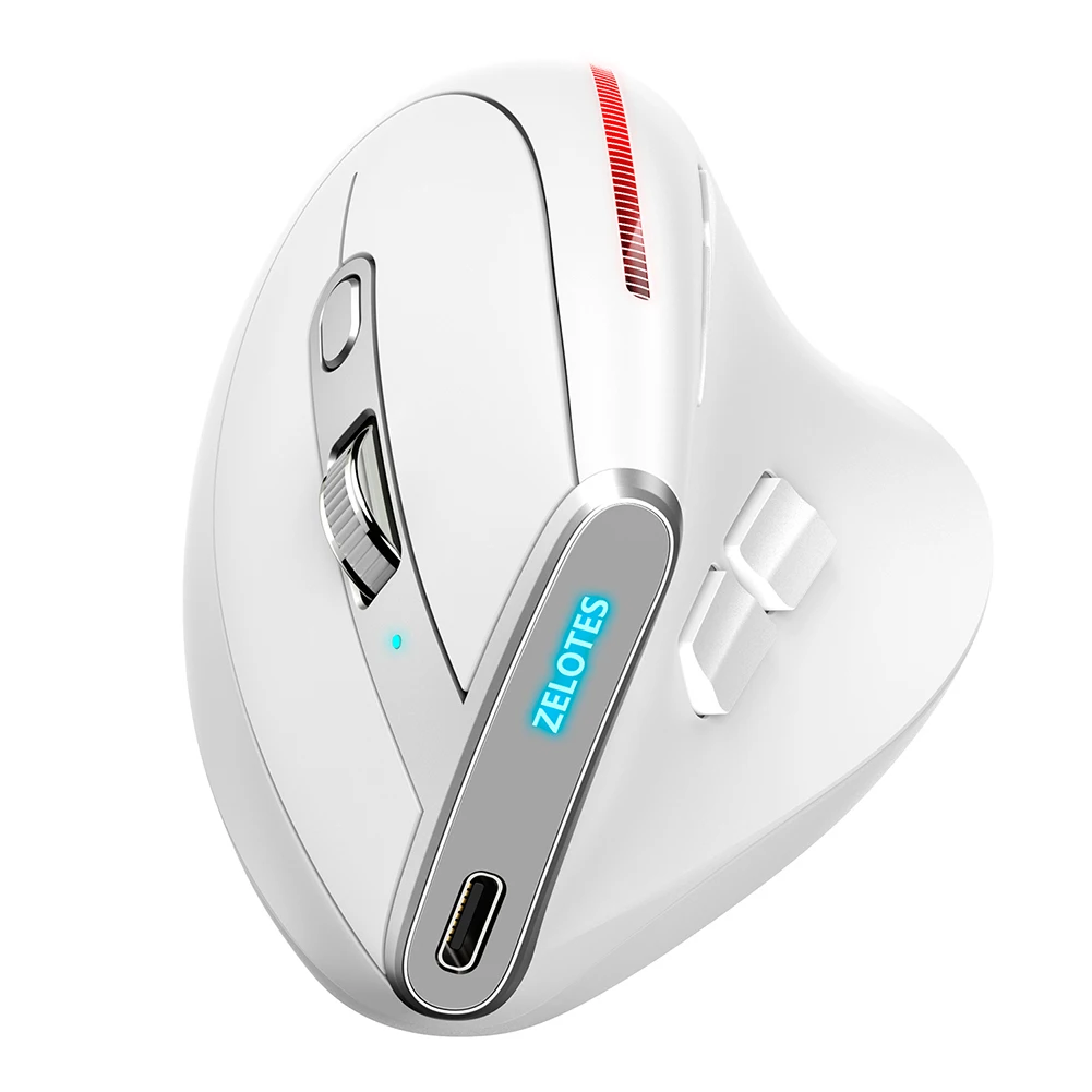 ergonômico mouse vertical sem fio direita da mão esquerda computador jogos ratos óticos usb para computador portátil