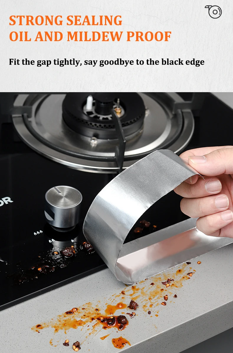 Description Picture 4 of itemHigh Temperature Resistance Aluminum Foil Tape Kitchen Pipe Repair Tape Adhesive Sealing Foil Heat Insulation Leak Proof Tape