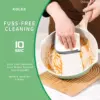 12-Piece Kitchenware Pots and Pans Set Granite Coating,Includes Frying Pans,Deep Frying pans 6