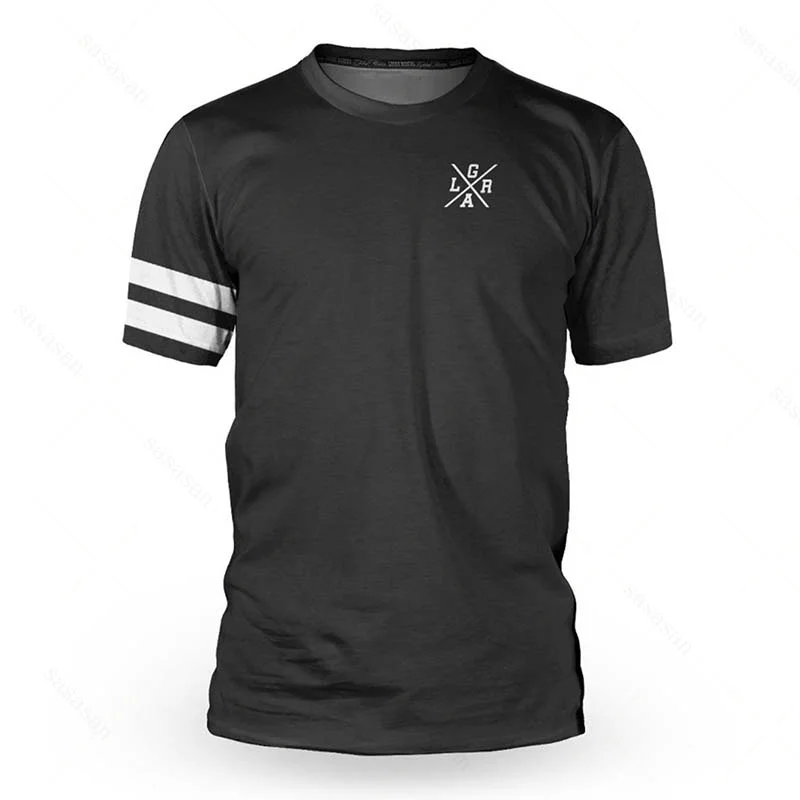 thumbnail image 1 of Camiseta de manga corta para hombre, estilo holgado, para ciclismo de montaña, BMX, MTB, cross country, DH, motocicleta, jersey de motocross, 1 of 5