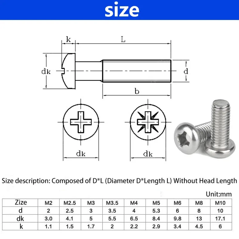 M1 M1.4 M1.6 M1.7 Hot Melt Knurled Embedded Copper Nut Stainless Steel Screw Heat Threaded Brass Insert Nut Bolt Set Kit Printer