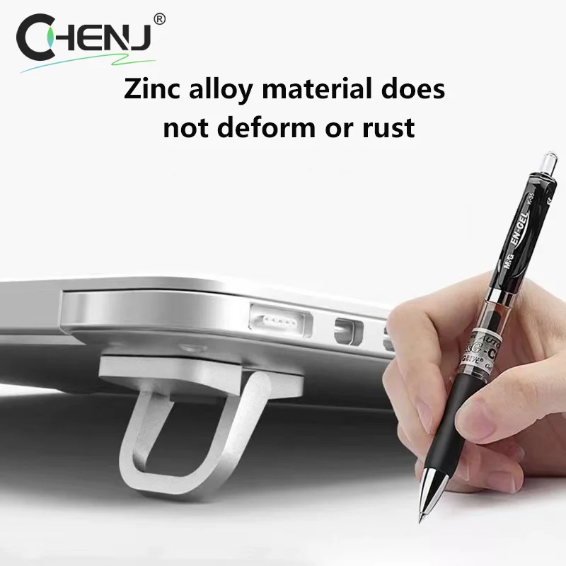 Laptop Stand Mini Portable Metal Holder Foldable Nvisible Laptop Riser Bracket For Macbook Notebook Stand Cooling Holder 2Pcs laptop stand,laptop riser stand,laptop mount