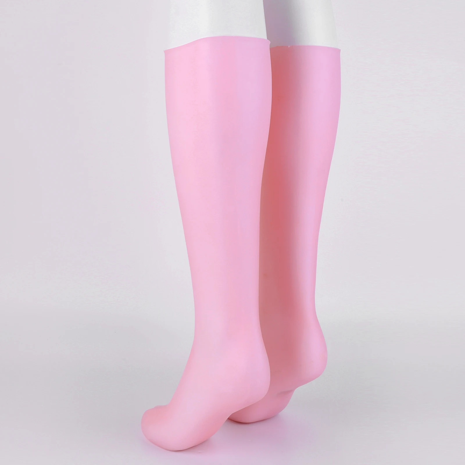 Silicone Long Moisturizing Socks Anti Cracking Foot Exfoliating Stockings Soft Pedicure Socks Comfortable for Home Foot Spa