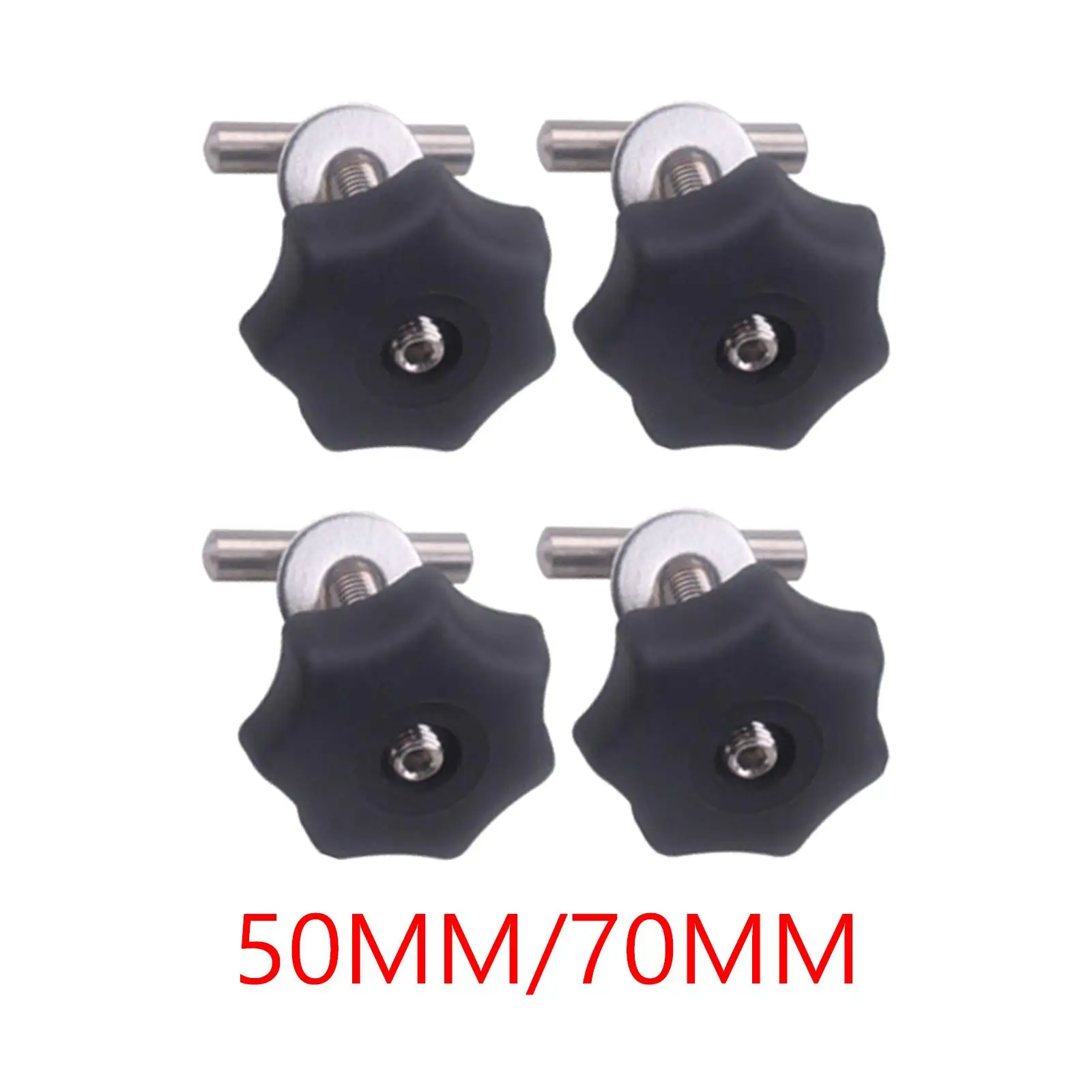 

4x Mounting Screws Vehicle Parts Nut Set Stainless Steel Car Supplies Durable Easy to Intall 50mm/70mm for VW T5 T6 Upgrade