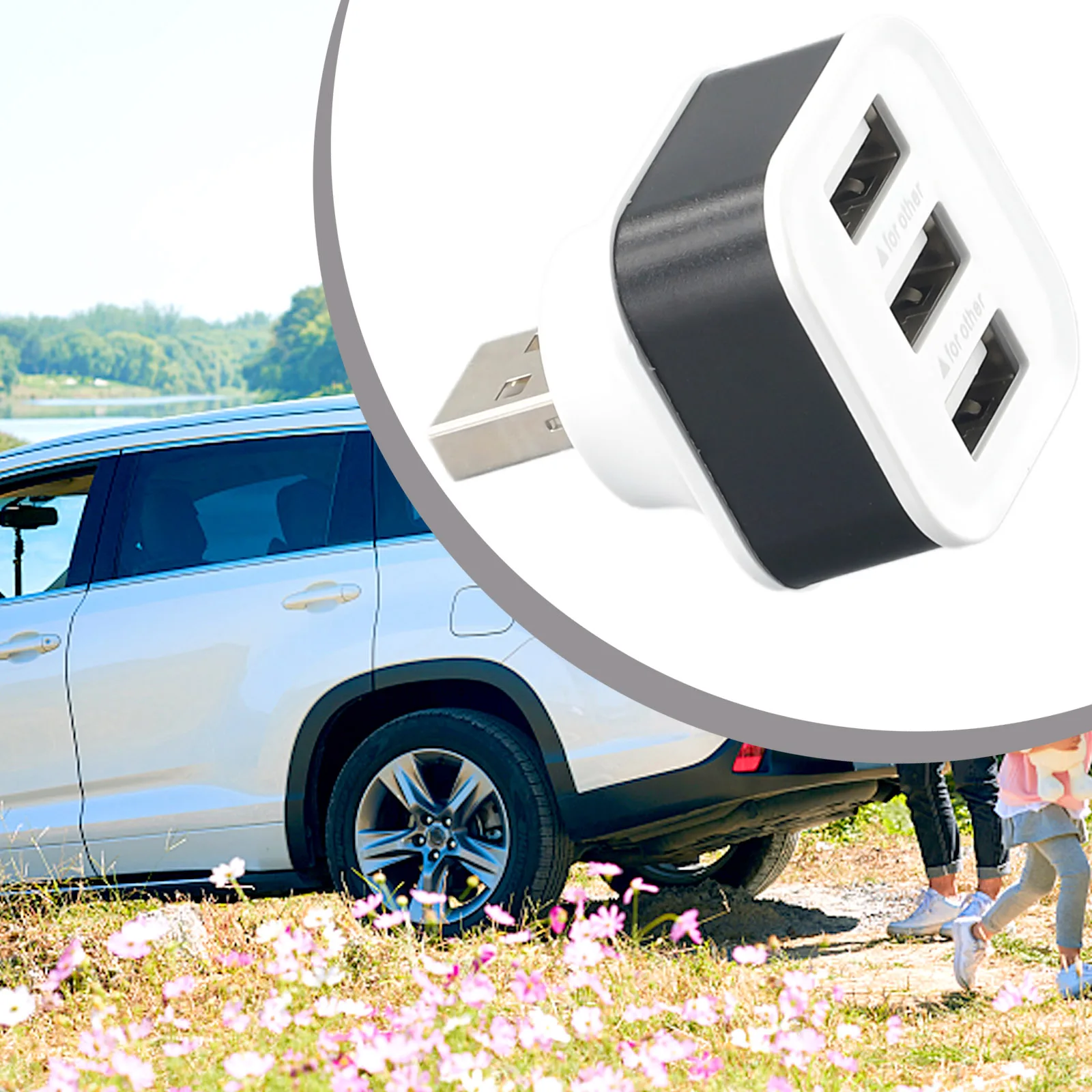 

Extender USB Extender 12G Can Only Charge Gold Silver Black Not Transfer Data Can Support Connecting 3 USB Ports