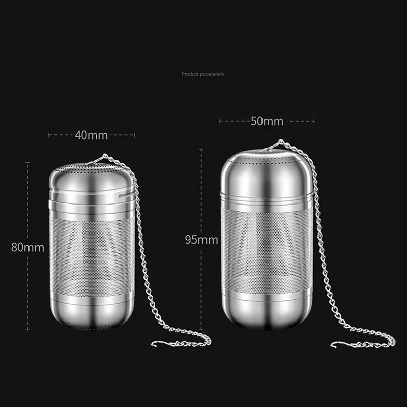 316 Stainless Steel Tea Infuser Braised Pork in Hot Pot Cooking Spice Strainer Teapot Fine Mesh Coffee Filter Kitchen Accessorie