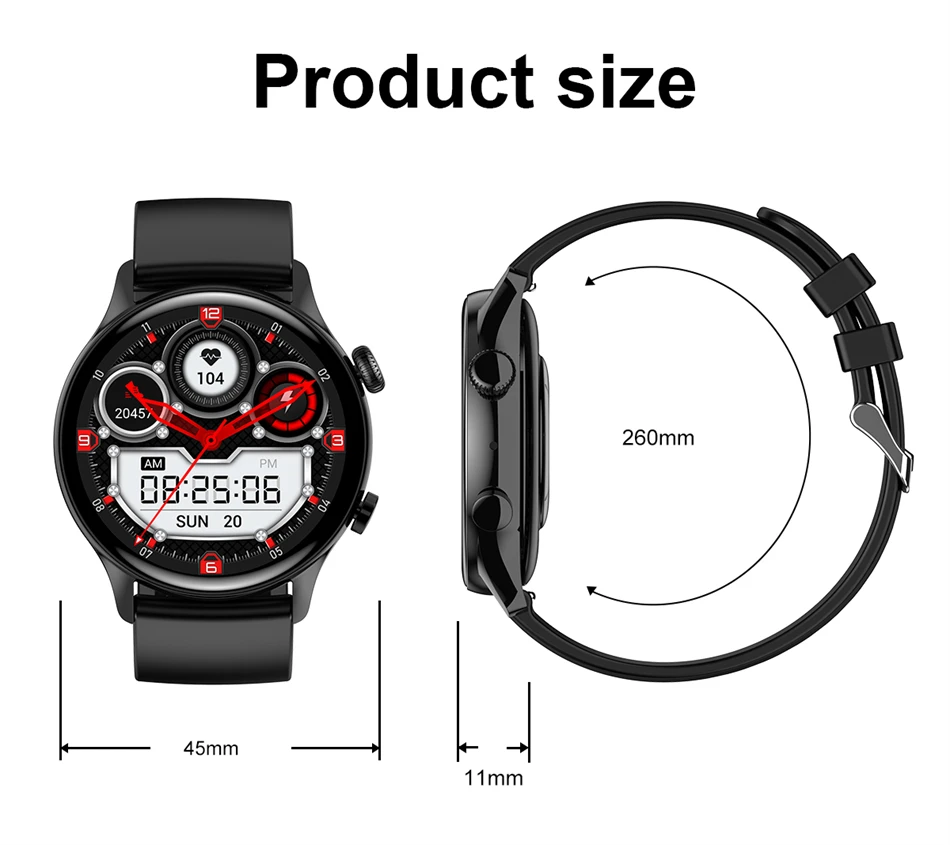 2022New NFC Sport Smart Watch Women Bluetooth Call Always On Display Watch Men Custom Dial Heart Rate Smartwatch For Android IOS