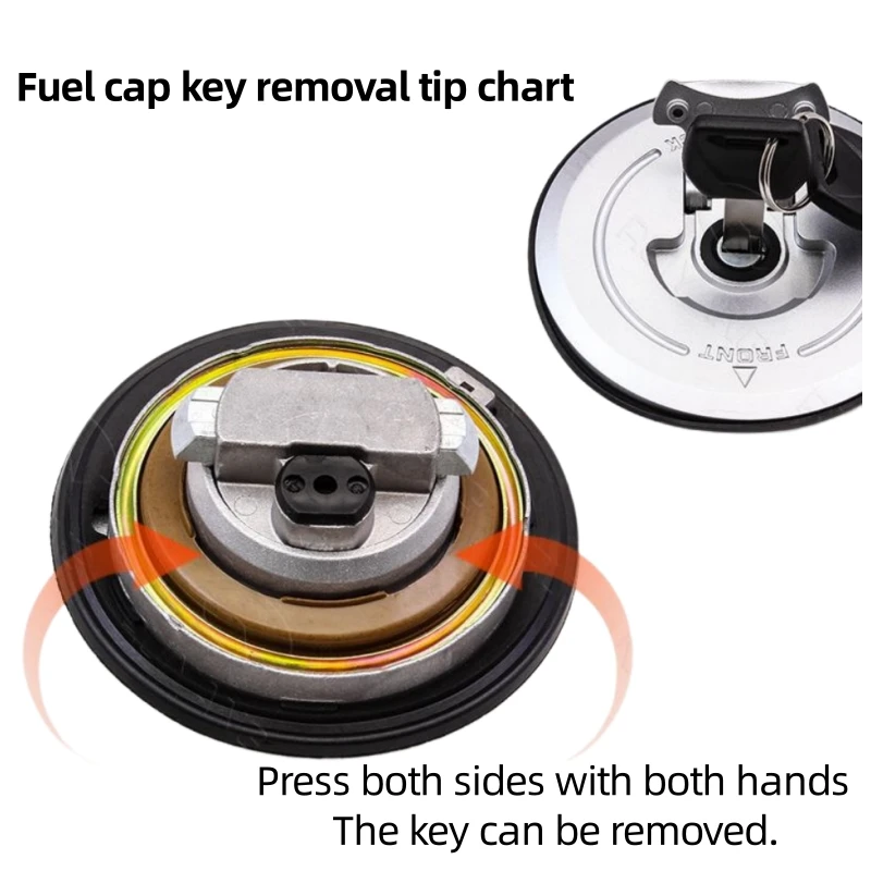 thumbnail image 2 of IPUDIS Petrol Locking Fuel Cap Motorcycle Fuel Tank Cap For MSX125 For Monkey 125 CBR250R CBR650R CB1100 CB300R CB 500X CBR 250R VFR 800 Gas Cap Fuel Tank 2 of 14