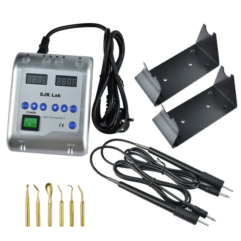 Chauffe-cire Dentaire électrique - Kit Sculpture Cire Avec 6 Pointes Et 2 Stylos