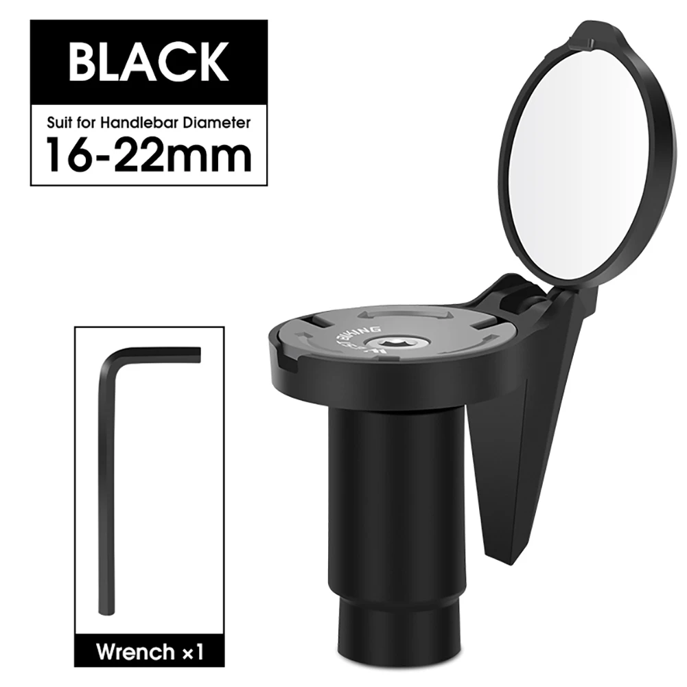 Description Picture 6 of itemWEST BIKING Bicycle Rearview Mirror Handlebar End Mirror Small Convex Cycling Mirror 360 Flexible MTB Road Bike Accessories