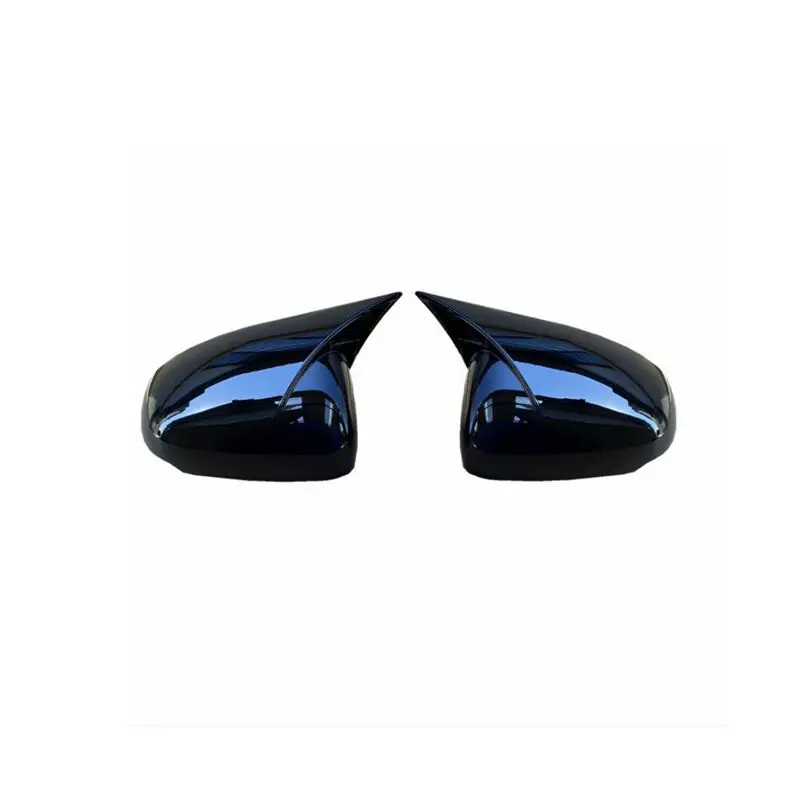 2pcs/set Car Horns Rearview Mirror Cover For Mercedes Benz A Class CLA W177 C118 2019-2021 Left Hand Drive Mirror Cover