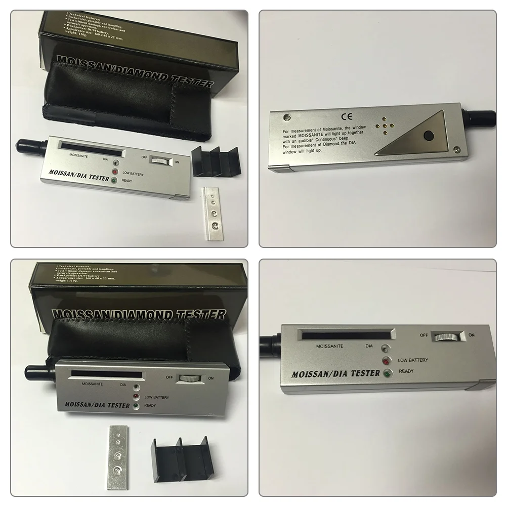 of Diamond Tester with Magnifying Glass Diamond Tester Practical Diamond Tester Pen r for Diamond Test Coin Adults