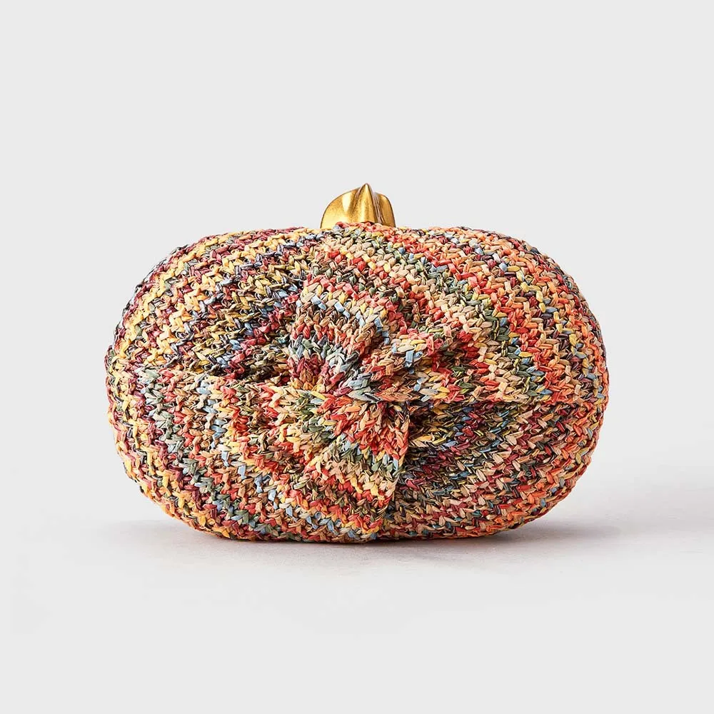 Casual Straw Women's Bag Clutch Woven Handbags Top Quality Luxury Bags Party Women's Shoulder Bags Purses Fashion Pouch