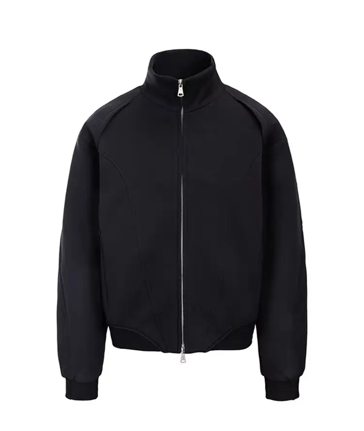 C  25ss Commuter space cotton jacket curved separation line design casual minimalist cleanfit