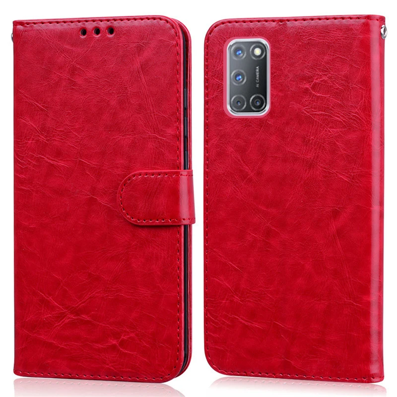 For OPPO A52 A72 A92 Case Silicone TPU Soft Leather Wallet Case For OPPO A72 A52 A 72 52 92 OPPOA72 OppoA52 Flip Case Fundas 4
