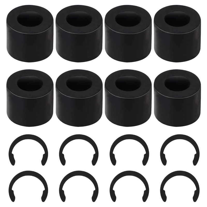 

8Pcs Retaining Clip Rings For Cricut Maker And 8Pcs Rubber Roller Spare Parts Accessories Keep Rubber From Moving