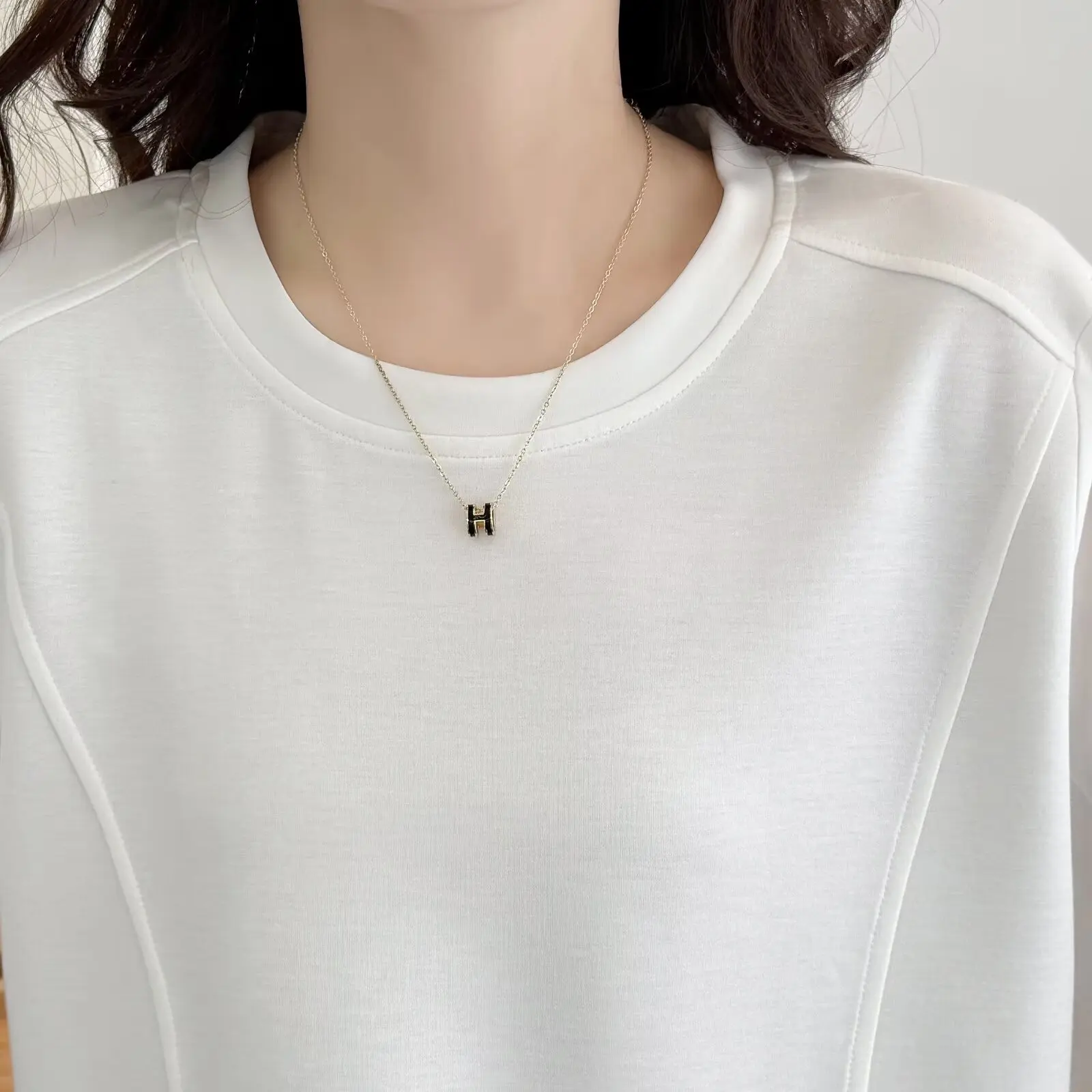 Fashion Plus Size Women's T-Shirt Autumn New Style Elegant Lace Patchwork Long Sleeve Top 2182