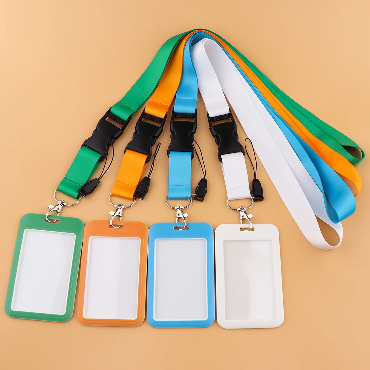 Pure Color Lanyard Card Holder Neck Strap for Key ID Card Cellphone Straps Badge Holder DIY Hanging Rope Phone Charm Strap vintage flowers neck strap straps ribbons phone buttons id card holder lanyard buttons diy hanging rope phone charm strap