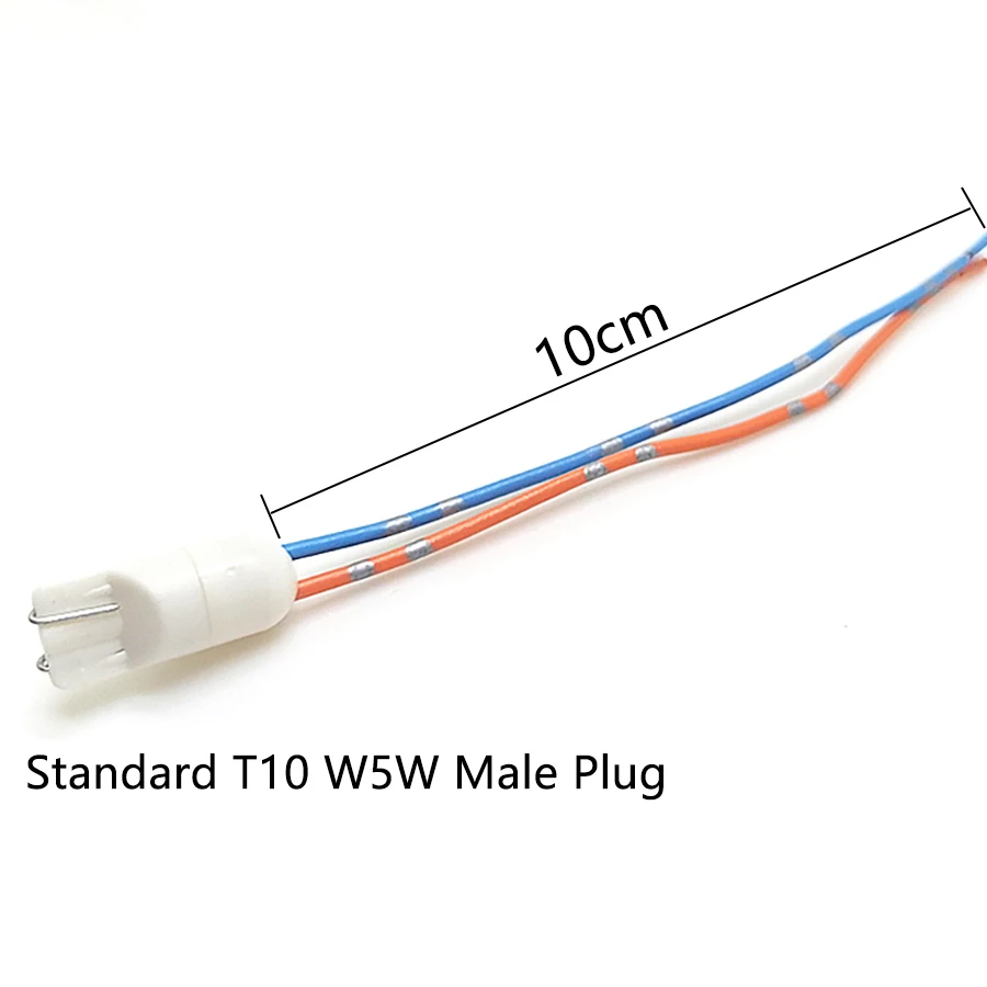 Socket Connector Plug Adapter 5Pcs High Quality T10 Male