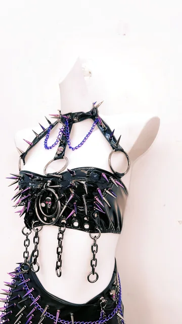 Cropped Halter Neck and Skirt Set 6