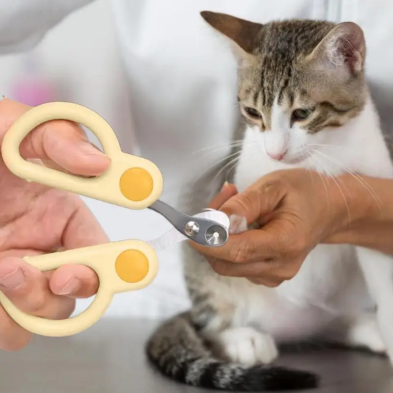 Cat Nail Clippers Portable Cat Clippers Paw Trimmer Special Grooming Tool Professional Small Animal Nail Kitten
