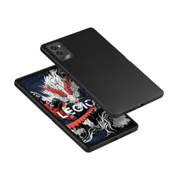 Coque de tablette en silicone noire renforcée et antichoc - Couverture arrière en TPU protectrice de 8,8 pouces