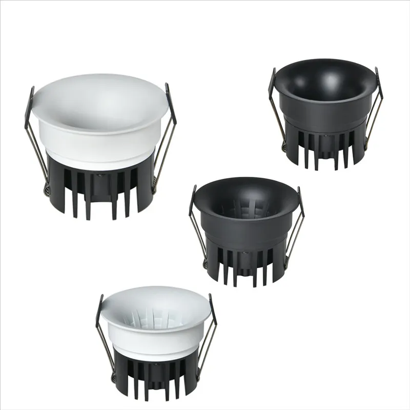 Embedded dimmable LED downlight anti-glare COB ceiling lamp arc lamp 7W-18W Living Room Hotel Shopping center