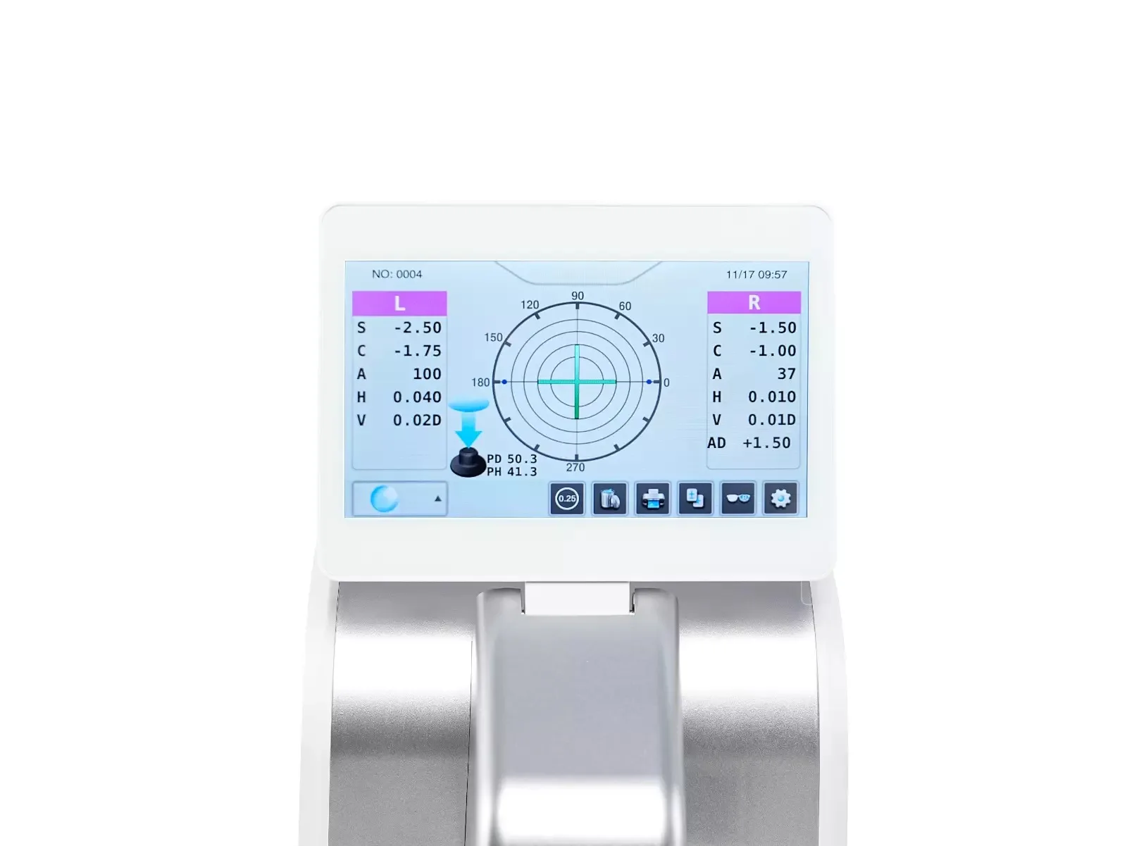 Auto Lensmeter Optometry Optics Lensometer Lm-900 Auto Digital Lensmeter for Ophthalmology Focimeter with Built-in Printing