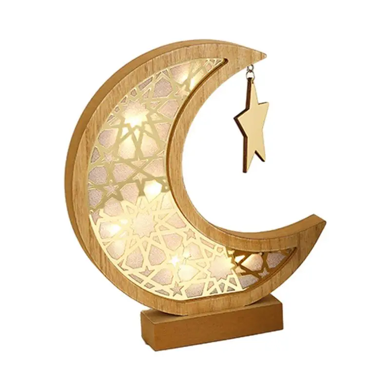

Eid Crafts Night светильник деревянная лампа, светильники, украшение для оформления электронной идентификации, настольная лампа, украшение для полки, спальни рядом