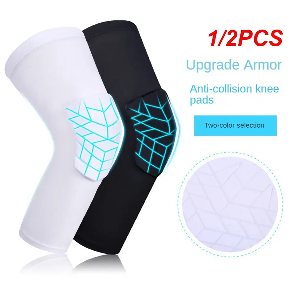 

Защитный наколенник для баскетбола, Компрессионные Рукава, сотовые искусственные наколенники, s, спортивное снаряжение, поддержка волейбола для мужчин